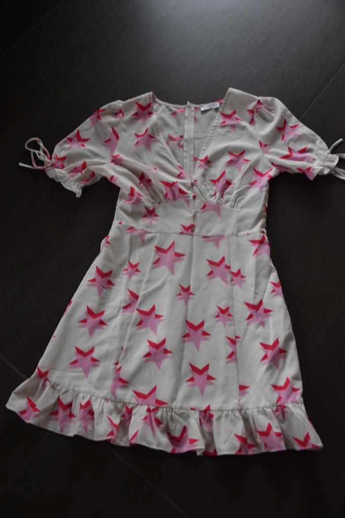 Geweldig jurkje van Loavies, Kleding | Dames, Jurken, Zo goed als nieuw, Maat 34 (XS) of kleiner, Wit, Boven de knie, Ophalen of Verzenden