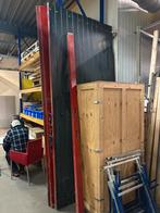 Hoge Schuurdeuren - 3.30m robuuste uitvoering, Doe-het-zelf en Verbouw, Deuren en Horren, Ophalen, Gebruikt, Garagedeur, Vouwdeur