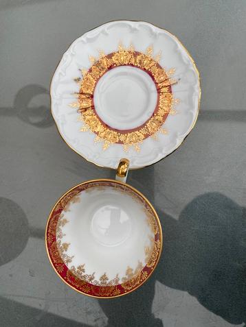 Beiers Porselein Kop en Schotel beschikbaar voor biedingen