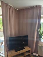 4x Kwantum kant & klaar gordijn Luna roze, Huis en Inrichting, Ophalen, Zo goed als nieuw, 200 cm of meer