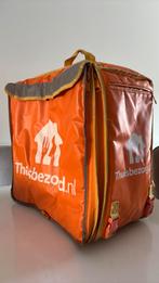 Bezorgtas thuisbezorgd, 30 cm of meer, Oranje, Zo goed als nieuw, 75 cm of meer