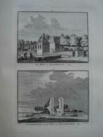 97-98 / Oosterland Huis Oosterstein Kopergravure 1754, Antiek en Kunst, Ophalen of Verzenden