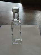 nieuwe glazen azijn of olieflesjes 100 ml (vierkant) met dop, Ophalen of Verzenden, Nieuw, Glas, Pot, Bus of Blik
