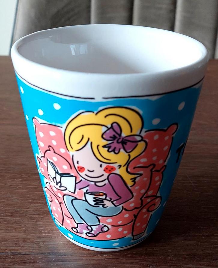 Blond Amsterdam Mok - Time to Relax, Huis en Inrichting, Keuken | Keukenbenodigdheden, Zo goed als nieuw, Ophalen of Verzenden