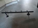 Zwarte Wandkapstok - 80cm breed, Ophalen, Gebruikt, Metaal, Wandkapstok