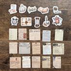 25 stickers met vintage afbeeldingen, Hobby en Vrije tijd, Ophalen of Verzenden, Zo goed als nieuw, Versiering of Embellishment