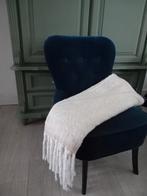 Zacht creme woonkleed, Huis en Inrichting, Woonaccessoires | Plaids en Woondekens, Ophalen of Verzenden, Zo goed als nieuw