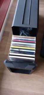 D.V/D. en C.D opbergsysteem  uitschuifbaar  4 stuks, Ophalen, Zo goed als nieuw, Kunststof, Cd's of Dvd's