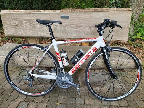 Zannata Z21 race-/fitness fiets wit/rood Man, Fietsen en Brommers, Fietsen | Racefietsen, Zo goed als nieuw, Heren, Overige merken