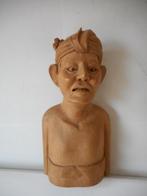 Oude buste oosterse / orientaalse man tulband. Houtsnijwerk., Ophalen