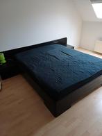 2 persoonsbed auping met nachtkastjes 160 x 200   zie tekst., Ophalen, Zwart, Tweepersoons, 200 cm