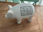 Riviera Maison Spaarvarken - Pig & Co, Verzamelen, Ophalen of Verzenden, Zo goed als nieuw, Steen, Aardewerk of Keramiek, Dier