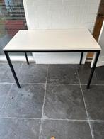 Nette Kantoortafel/Eettafel, Huis en Inrichting, Tafels | Sidetables, Ophalen, Gebruikt, 100 tot 150 cm, Metaal