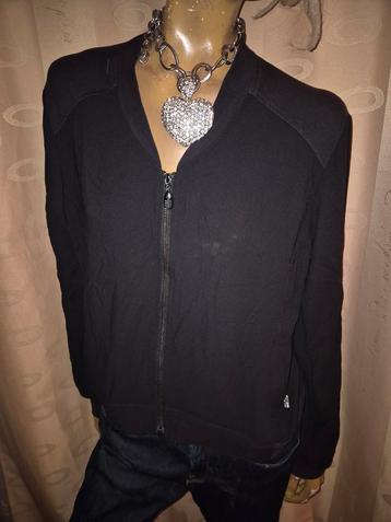Prachtige jasje vest van anna van Toor maat 44 zwart zgan  beschikbaar voor biedingen