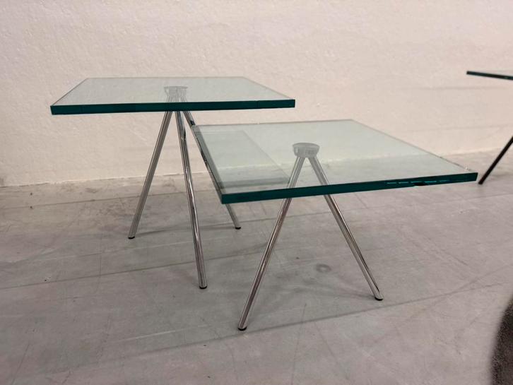 Nieuw Beek Maupertuus Bijzettafel Glas D50 Design Tafel, Huis en Inrichting, Tafels | Salontafels, Nieuw, Minder dan 50 cm, 50 tot 100 cm