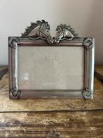Metalen fotolijst met 2 paarden hoofdjes, Ophalen of Verzenden, Nieuw