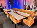 Horeca zitmeubilair (bank, tafel, stoelen), Ophalen, Gebruikt, Overige kleuren, Stof