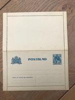 NEDERLAND, Puntgaaf ongebruikt POSTBLAD met 12.5 ct postzege, Verzenden, Overige typen