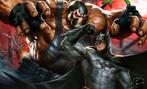 Sideshow Bane vs Batman Artprint, Ophalen of Verzenden, Nieuw, Beeldje, Replica of Model