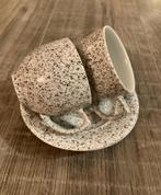 Vintage retro Mitterteich Bavaria Germany kop en schotels 2x, Ophalen of Verzenden