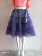 Paarse petticoat, onderrok lengte 58 cm, one size fits all, Maat 38/40 (M), Paars, Ophalen of Verzenden, Zo goed als nieuw