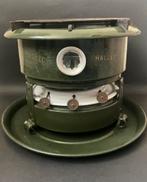 3-Pits Donker Groen Haller Petroleumstel, Antiek en Kunst, Antiek | Emaille, Ophalen of Verzenden