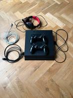 Ps4 met 2 controllers, Spelcomputers en Games, Spelcomputers | Sony PlayStation 4, Ophalen, Met 2 controllers, Original, 500 GB