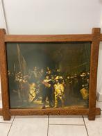 Rembrandt glasschilderij de nachtwacht, Ophalen of Verzenden