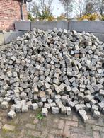 Graniet Keien Wit Gespinkeld - 90 m2, Gebruikt, Graniet, Wit, Ophalen of Verzenden