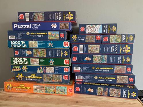Divers puzzels - jan van haasteren, Hobby en Vrije tijd, Denksport en Puzzels, Gebruikt, Legpuzzel, 500 t/m 1500 stukjes, Ophalen