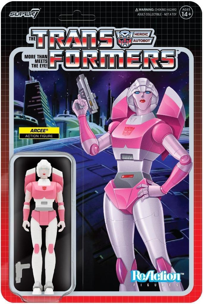 Hasbro Transformers Super7 ReAction figures Arcee Autobot, Verzamelen, Transformers, Nieuw, Overige generaties, Autobots, Ophalen of Verzenden