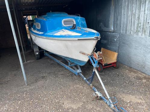 Mooie Kajuitboot met Trailer, Watersport en Boten, Bootonderdelen, Gebruikt, Ophalen of Verzenden