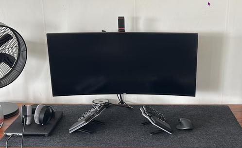 LG UltraGear 34GN850-B Zwart, Computers en Software, Monitoren, Zo goed als nieuw, 101 t/m 150 Hz, DisplayPort, HDMI, Gaming, Hoofdtelefoonaansluiting