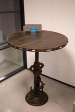 bijzettafel, Ophalen, Gebruikt, Metaal of Aluminium, Rond