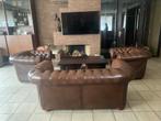 Chesterfield Bankstel, Huis en Inrichting, Banken | Bankstellen, Gebruikt, 150 tot 200 cm, Chesterfield, Ophalen of Verzenden