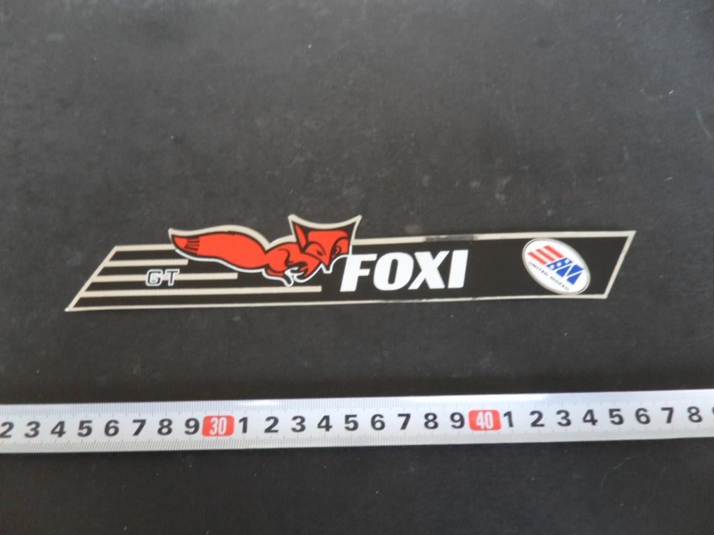 sticker GT  FOXI  United Moped   Folie, Ophalen, Zo goed als nieuw