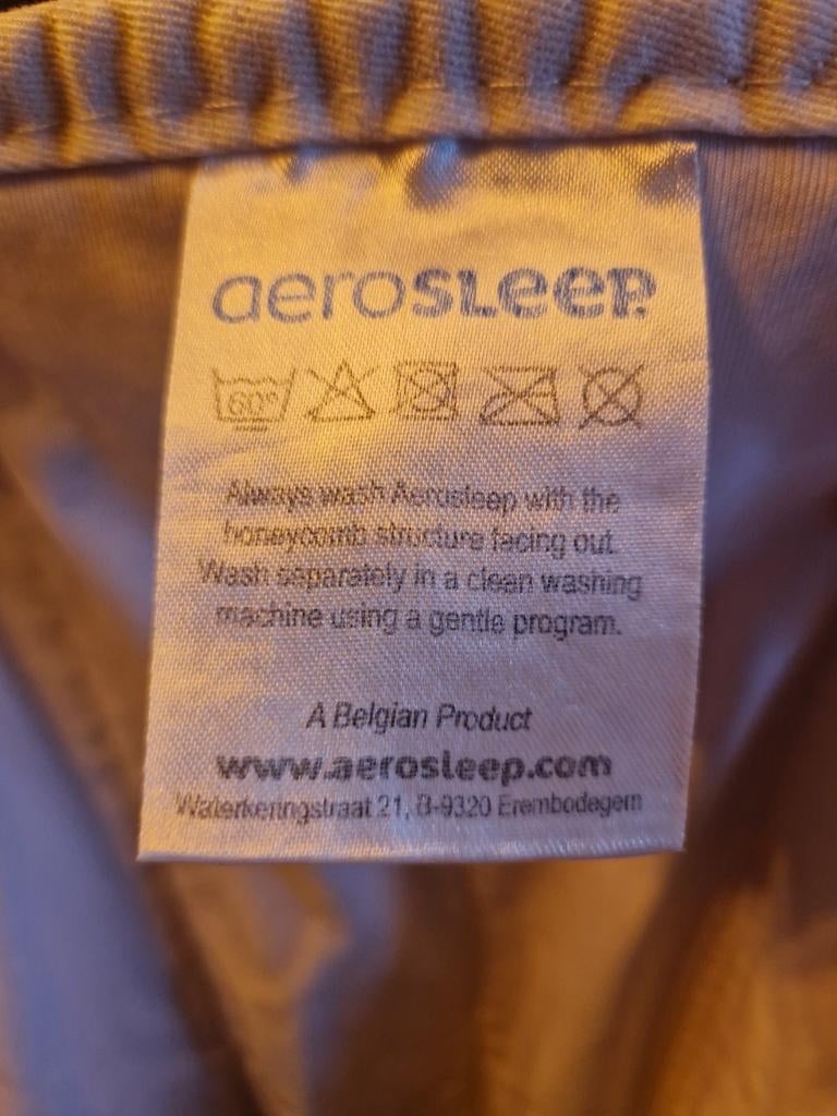 Aerosleep matrasbeschermer 120x60 - Perfecte staat!, Ophalen of Verzenden, Zo goed als nieuw, Kinderen