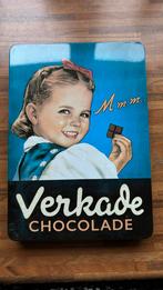 Verkade blik chocolade, Ophalen of Verzenden, Zo goed als nieuw