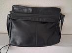 La Moda zwart leren schoudertas, Overige merken, Gebruikt, Zwart, Ophalen of Verzenden