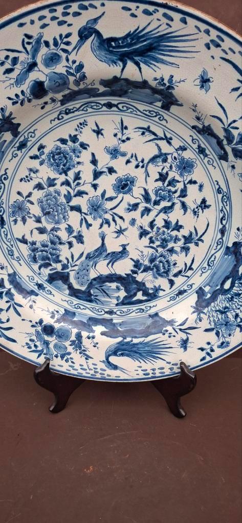 Grote Antieke Kardinaal Schotel, Antiek en Kunst, Antiek | Wandborden en Tegels, Ophalen of Verzenden