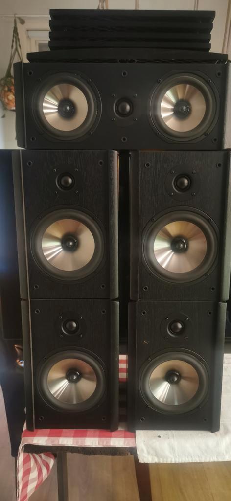 Boston Acoustics Surround Set - CS26 & CS225C, Audio, Tv en Foto, Luidsprekers, Gebruikt, Complete surroundset, 60 tot 120 watt