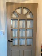 Houten Tussendeur met Glas, Ophalen, Gebruikt, 80 tot 100 cm, Binnendeur