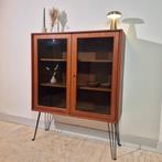 Heinricht Riestenpatt, vintage jaren 60 wandmeubel teak kast, Huis en Inrichting, Kasten | Wandmeubels, Ophalen, Met deur(en)