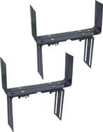 Geli verstelbare muurbeugels bloembakhouders 2 stel, Tuin en Terras, Minder dan 30 cm, Balkon, Rond, Nieuw