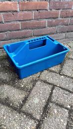 Nieuwe Kunststof Poetsbakken 2 vakken Blauw afm.38 x 25.5 cm, Dieren en Toebehoren, Paarden en Pony's | Verzorgingsproducten, Ophalen