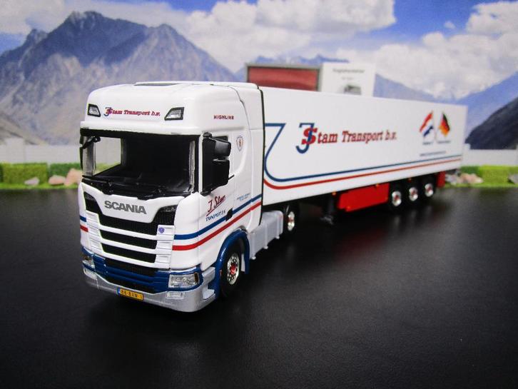 Wsi 01-4574 Scania S Highline CS20H . J. Stam Transporten, Hobby en Vrije tijd, Modelauto's | 1:50, Nieuw, Bus of Vrachtwagen