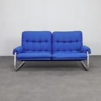 SALE: Chrome Tubular Frame Two-Seater Sofa, 1970s, Ophalen, Gebruikt, 150 tot 200 cm, Vintage