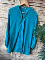 Nikkie lange turquoise blouse maat 34 travelstof, Ophalen of Verzenden, Zo goed als nieuw, Nikkie, Maat 34 (XS) of kleiner