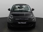 Fiat 500e La Prima 42 kWh Cabrio | ECC | Parkeersensoren V+A, Auto's, 12 maanden, Gebruikt, 4 stoelen, Zwart