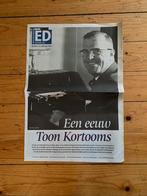 Een Eeuw Toon Kortooms krantenartikel, Verzamelen, Verzenden, Gebruikt